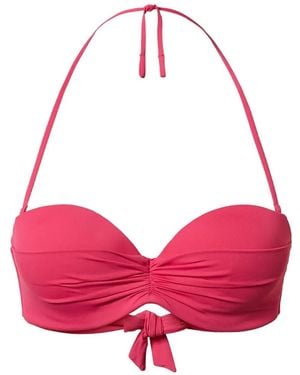 Twinset Tie-Detail Bikini Top - Pink
