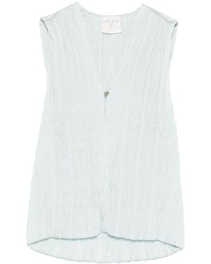 Forte Forte Pleated Top - Blue