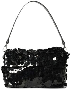 STAUD Sequin-Embellished Tote Bag - Black