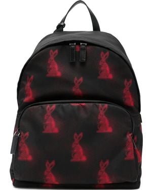 Prada Zaino Con Stampa - Nero