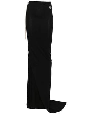 Moncler Slit Skirt - Black