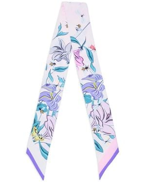 Lancel Floral Print Headband - White