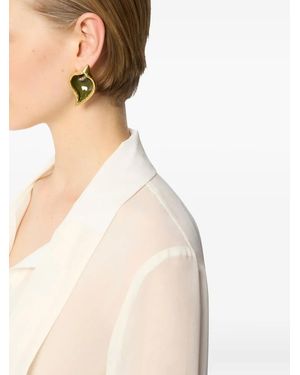 Nina Ricci Boucles D'Oreilles Calla Flower - Neutre
