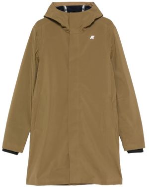 K-Way Thomas Hooded Coat - Natural