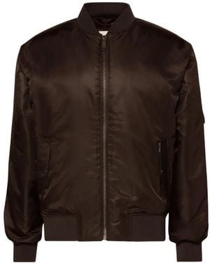 Calvin Klein Logo Bomber Jacket - Brown