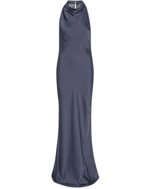 ROTATE BIRGER CHRISTENSEN Lace-Insert Maxi Dress - Blue