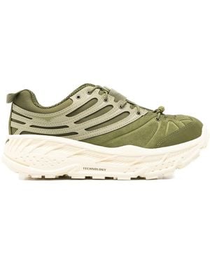 Hoka One One Lace-Up Trainers - Green
