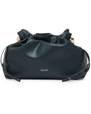 Liu Jo Medium Riccy Shoulder Bag - Blue