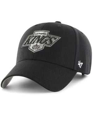 '47 X Los Angeles Kings Embroidered-Logo Cap - Black