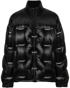 Undercover Logo-Embroidered Padded Jacket - Black