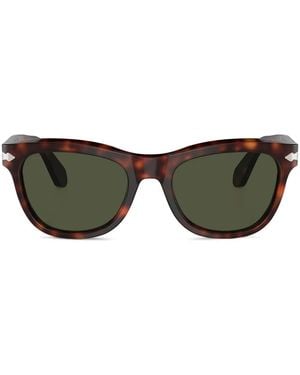 Persol Geometric-Frame Sunglasses - Brown