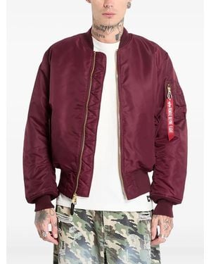 Alpha Industries Veste Heritage À Design Réversible - Red