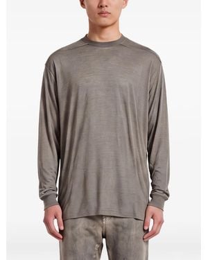 Rick Owens Long-Sleeve T-Shirt - Grey