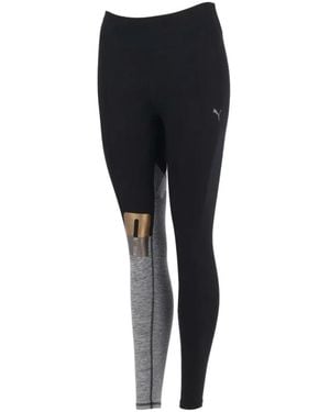 PUMA All Me 7/8 Colour-Block Leggings - Black