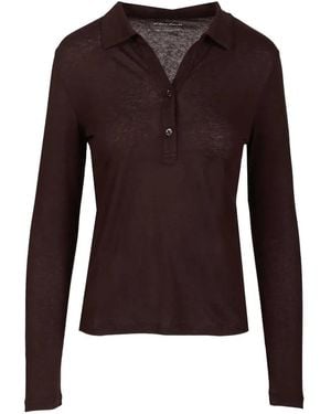 Al Duca d'Aosta Long-Sleeve Polo Shirt - Purple