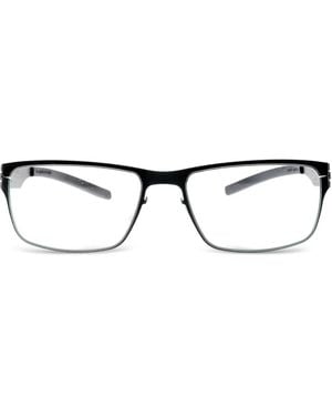 Ic! Berlin Brille Mit Eckigem Gestell - Schwarz