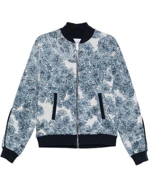 Givenchy Zip-Fastening Bomber Jacket - Blue