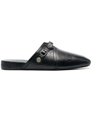 Balenciaga Cosy Bb Leather Mule in Black for Men | Lyst
