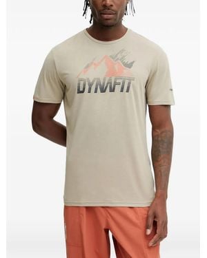 Dynafit Transalper Graphic-Print T-Shirt - Grey