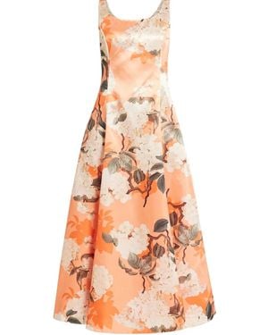LEO LIN Vestido largo Charlotte - Naranja