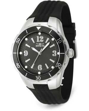 INVICTA WATCH Angel Silicone-Strap 38Mm Watch - Black