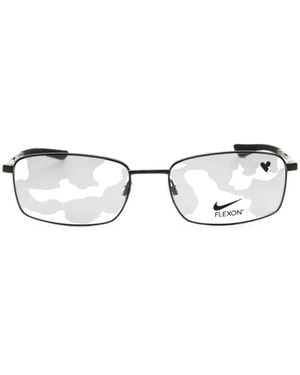 Nike Gafas Con Montura Rectangular - Blanco