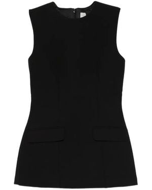 TOTEME Pocket Sleeveless Top - Black