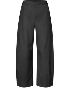 Samsøe & Samsøe Saroko Wide-Leg Pants - Black