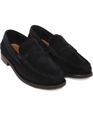 Tommy Hilfiger スエード ローファー - ブラック