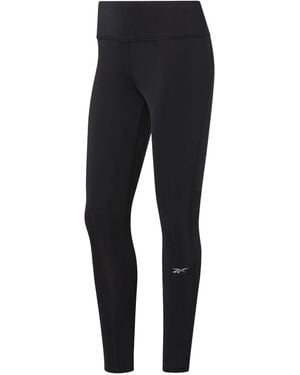 Reebok Logo-Detail Leggings - Black