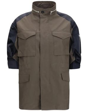 Sacai Flap-Pockets Jacket - Grey