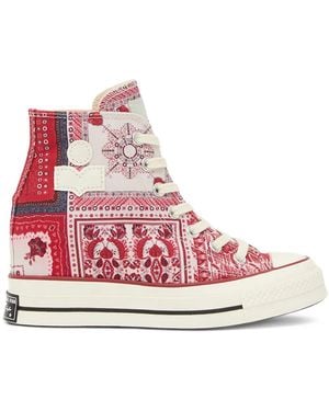 Isabel Marant X Converse Chuck 70 High-Top Sneakers - Pink