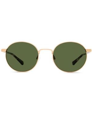Shinola Round-Frame Sunglasses - Green