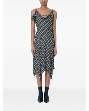 KNWLS Vestido Midi Tess - Azul