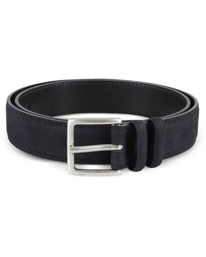 Orciani Leren Riem - Zwart