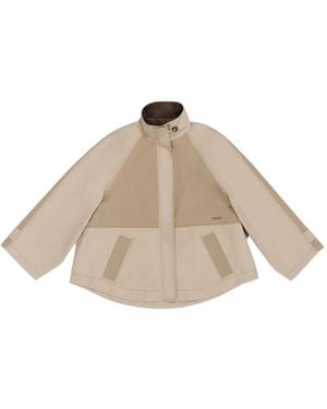 Bimba Y Lola Corduroy-Collar Jacket - Natural
