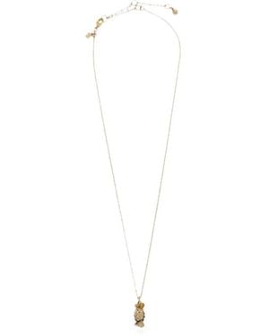 Kate Spade Collar Con Colgante De Caramelo Y Cristales - Blanco