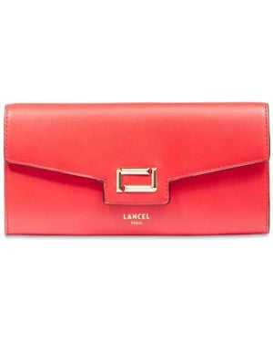 Lancel Long Angele Wallet - Red