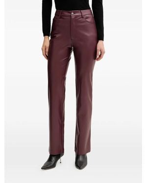 Guess Pocket Straight Trousers - Red