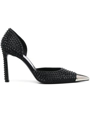 Sergio Rossi X Area Dagger Metal-Toecap Pumps - Black