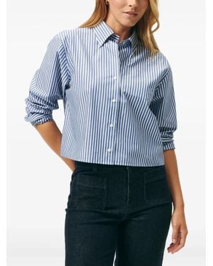 Brooks Brothers Striped Button-Up Shirt - Blue