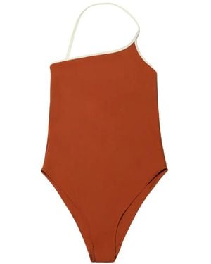 Lido Maillot De Bain Sessantasei À Une Bretelle - Marron