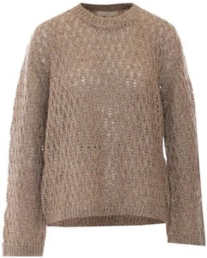 ELEH Pullover Mit Pailletten - Natur