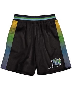 Mitchell & Ness Pantalones Cortos De Deporte Con Cinturilla Elástica - Negro