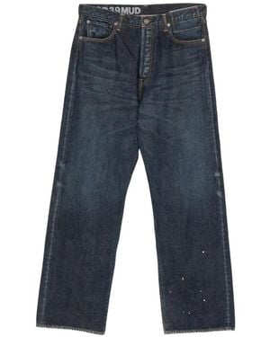 Visvim Vaqueros Anchos Social Sculpture 01 - Azul