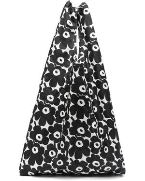 Marimekko Bolso shopper Unikko - Blanco