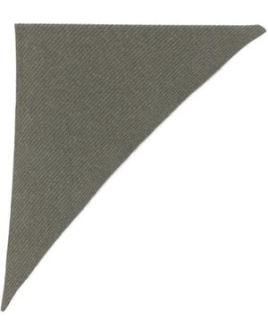 Christian Wijnants Bufanda Triangular De Canalé - Gris