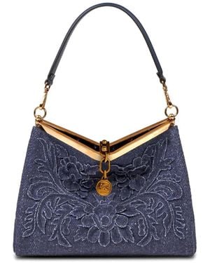 Etro Medium Vela Shoulder Bag - Blue