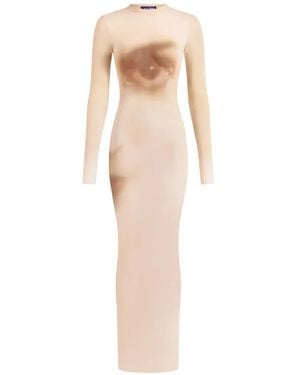 Jean Paul Gaultier The Long Face Dress - White
