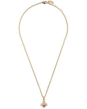 Vivienne Westwood Collar De Cadena Con Colgante Orb - Metálico